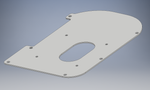 Transmission tunnel cover plate for GQ (For auto trans conversion)